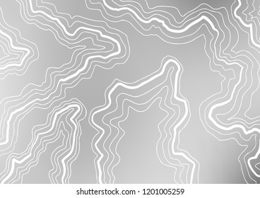 Light Silver, Gray vector pattern with lava shapes. Geometric illustration in marble style with gradient.  The best blurred design for your business.