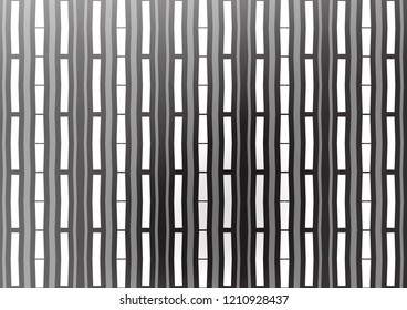 Light Silver, Gray vector pattern with narrow lines. Glitter abstract illustration with colored sticks. Smart design for your business advert.