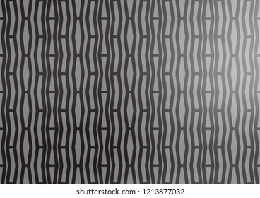 Light Silver, Gray vector pattern with narrow lines. Decorative shining illustration with lines on abstract template. Best design for your ad, poster, banner.