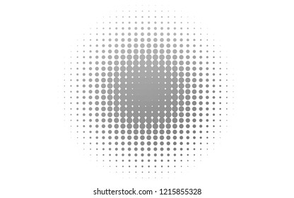 Light Silver, Gray vector pattern with spheres. Beautiful colored illustration with blurred circles in nature style. Design for business adverts.