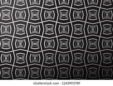 Light Silver, Gray vector pattern with narrow lines. Shining colored illustration with narrow lines. Smart design for your business advert.