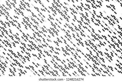 Light Silver, Gray vector pattern with narrow lines. Modern geometrical abstract illustration with staves. Smart design for your business advert.
