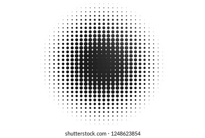 Light Silver, Gray vector pattern with spheres. Abstract illustration with colored bubbles in nature style. Template for your brand book.