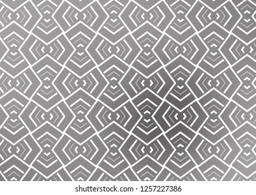 Light Silver, Gray vector pattern with narrow lines. Lines on blurred abstract background with gradient. Best design for your ad, poster, banner.