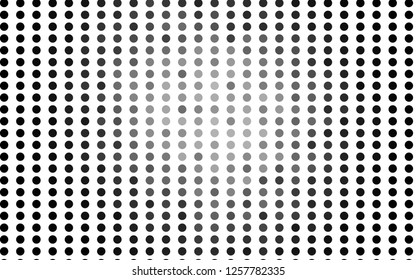 Light Silver, Gray vector pattern with spheres. Blurred decorative design in abstract style with bubbles. Design for posters, banners.