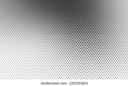 Light Silver, Gray vector pattern with spheres. Blurred decorative design in abstract style with bubbles. Design for posters, banners.