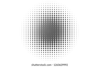 Light Silver, Gray vector pattern with spheres. Modern abstract illustration with colorful water drops. Pattern for ads, booklets.