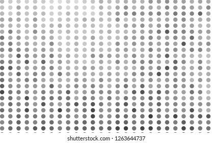Light Silver, Gray vector pattern with spheres. Modern abstract illustration with colorful water drops. Pattern for ads, booklets.