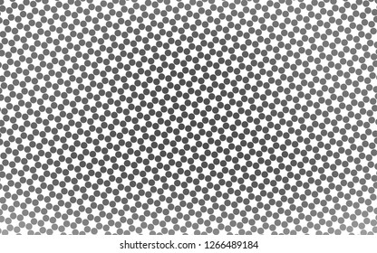 Light Silver, Gray vector pattern with spheres. Modern abstract illustration with colorful water drops. Template for your brand book.