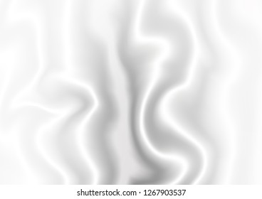Light Silver, Gray vector pattern with bent ribbons. A completely new color illustration in marble style. A completely new marble design for your business.