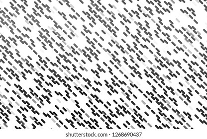 Light Silver, Gray vector pattern with narrow lines. Modern geometrical abstract illustration with staves. Best design for your ad, poster, banner.