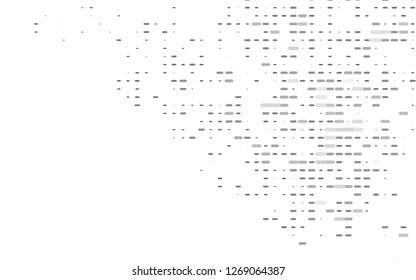 light Silver, Gray vector pattern with narrow lines. Glitter abstract illustration with colored sticks. The pattern can be used for websites.
