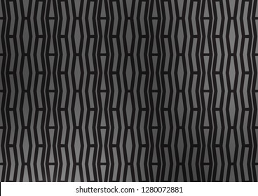 Light Silver, Gray vector pattern with narrow lines. Lines on blurred abstract background with gradient. Best design for your ad, poster, banner.