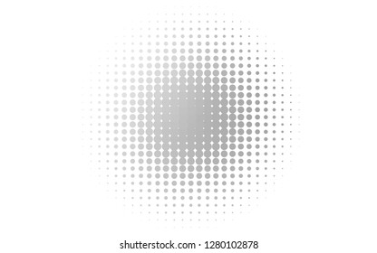Light Silver, Gray vector pattern with spheres. Blurred decorative design in abstract style with bubbles. Design for business adverts.