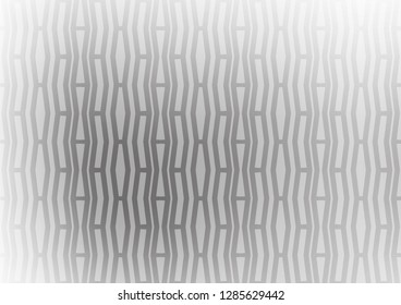 Light Silver, Gray vector pattern with narrow lines. Decorative shining illustration with lines on abstract template. Best design for your ad, poster, banner.