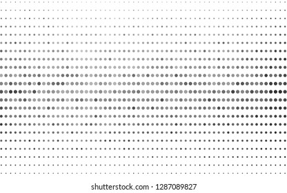 Light Silver, Gray vector pattern with spheres. Abstract illustration with colored bubbles in nature style. Design for posters, banners.