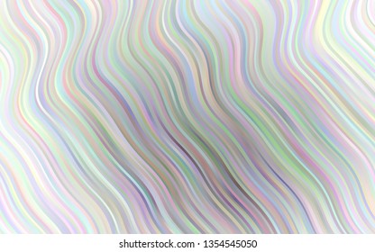 Light Silver, Gray vector pattern with bent ribbons. A completely new color illustration in marble style. The template for cell phone backgrounds.