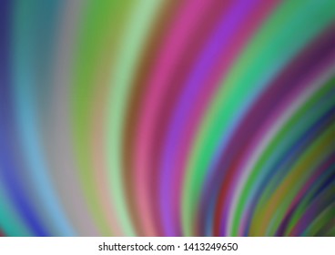 Light Silver, Gray vector pattern with lava shapes. Blurred geometric sample with gradient bubbles.  Brand new design for your ads, poster, banner.