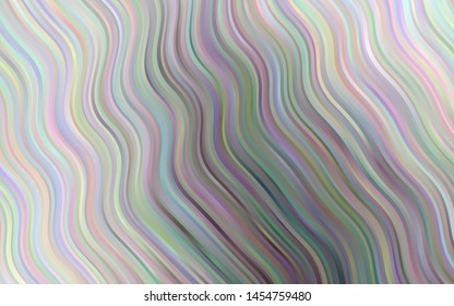 Light Silver, Gray vector pattern with curved circles. Brand new colored illustration in marble style with gradient. Marble style for your business design.