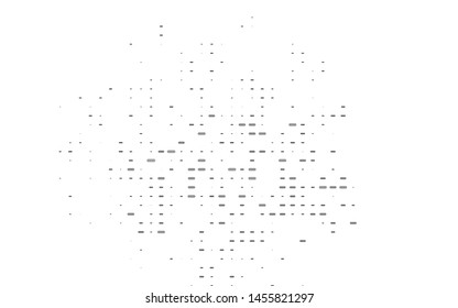 light Silver, Gray vector pattern with narrow lines. Decorative shining illustration with lines on abstract template. Smart design for your business advert.