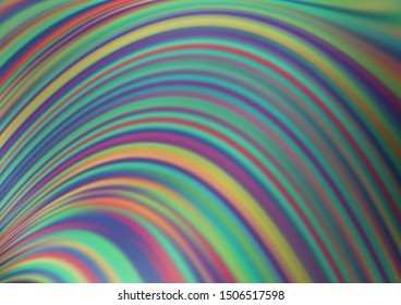 Light Silver, Gray vector pattern with bubble shapes. A vague circumflex abstract illustration with gradient. Marble style for your business design.