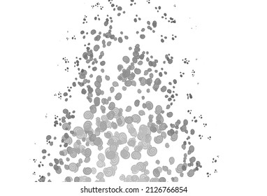 Light Silver, Gray vector pattern with lamp shapes. Geometric illustration in marble style with gradient.  The template for cell phone backgrounds.