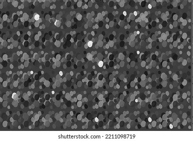 Light Silver, Gray vector pattern with curved circles. Creative illustration in halftone marble style with gradient. The elegant pattern for brand book.