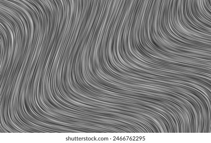 Light Silver, Gray vector pattern with lines, ovals. A completely new color illustration in marble style. Brand-new design for your ads, poster, banner.