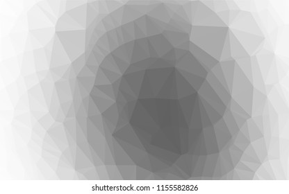 Light Silver, Gray vector polygon abstract layout. Colorful abstract illustration with gradient. Brand new design for your business.