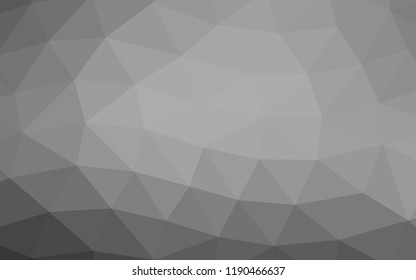 Light Silver, Gray vector polygon abstract polygon abstract. A sample with polygonal shapes. The polygonal design can be used for your web site.