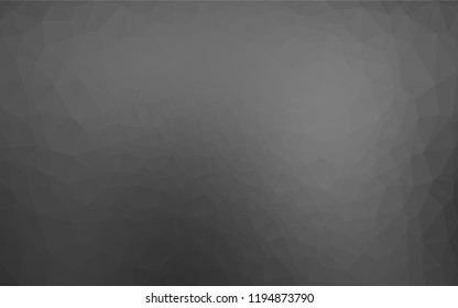 Light Silver, Gray vector polygon abstract background. Triangular geometric sample with gradient.  The textured pattern can be used for background.