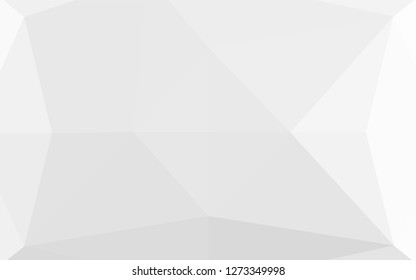 Light Silver, Gray vector polygon abstract background. Colorful illustration in abstract style with gradient. The elegant pattern can be used as part of a brand book.