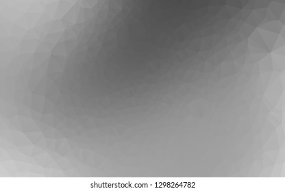 Light Silver, Gray vector polygon abstract layout. Colorful abstract illustration with gradient. The best triangular design for your business.