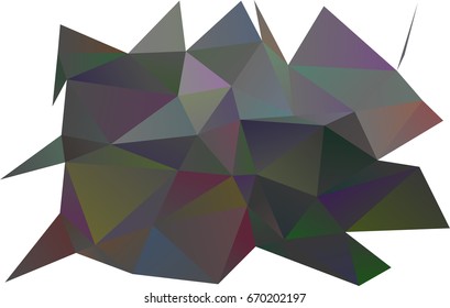 Light Silver, Gray vector polygon abstract template. Modern geometrical abstract illustration with gradient. A completely new design for your business.