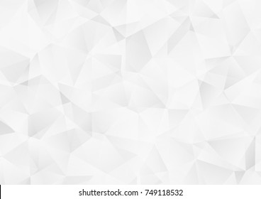 Light Silver, Gray vector polygon abstract background. Creative geometric illustration in Origami style with gradient. A completely new template for your business design.