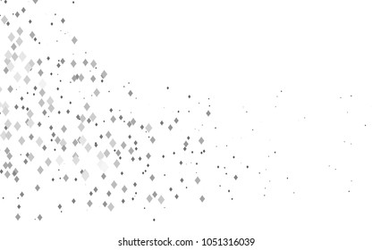 Light Silver, Gray vector polygonal illustration, which consist of rectangles. Rectangular pattern for your business design. Geometric background in Origami style with gradient. 