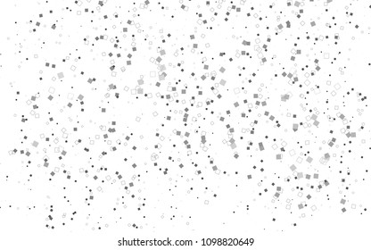 Light Silver, Gray vector polygonal illustration, which consist of rectangles. Rectangular pattern for your business design. Geometric background in Origami style with gradient. 