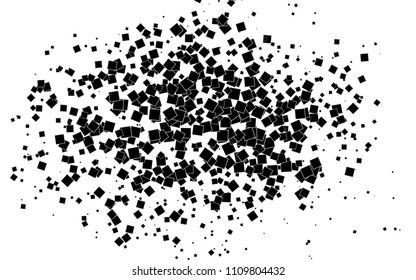 Light Silver, Gray vector polygonal illustration consisting of rectangles. Rectangular design for your business. Creative geometric background in origami style with gradient.