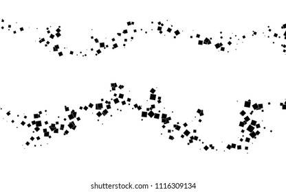 Light Silver, Gray vector polygonal illustration consisting of rectangles. Rectangular design for your business. Creative geometric background in origami style with gradient.