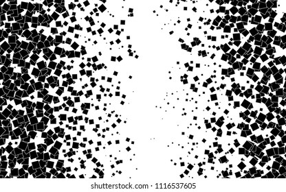 Light Silver, Gray vector polygonal illustration consisting of rectangles. Rectangular design for your business. Creative geometric background with gradient.