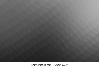 Light Silver, Gray vector polygonal template. Shining colored illustration in a Brand new style. The elegant pattern can be used as part of a brand book.