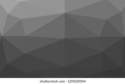 Light Silver, Gray vector polygonal pattern. Shining colored illustration in a Brand new style. Brand new style for your business design.