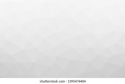 Light Silver, Gray vector polygonal background. Brand new colorful illustration in with gradient. Brand new design for your business.