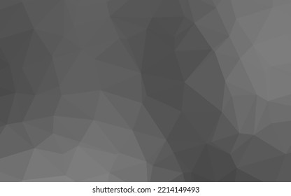 Light Silver, Gray vector polygonal background. Shining colored illustration in a Brand new style. Brand new style for your business design.