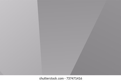 Light Silver, Gray vector polygonal pattern. An elegant bright illustration with gradient. The elegant pattern can be used as part of a brand book.