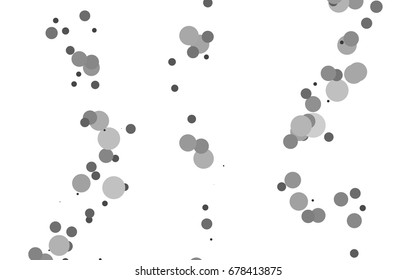 Light Silver, Gray vector red pattern of geometric circles, shapes. Colorful mosaic banner. Geometric background with colored disks.