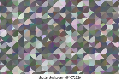 Light Silver, Gray vector red banner with set of circular shapes. Creative Design Template. Technological halftone illustration.