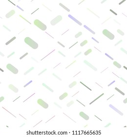 Light Silver, Gray vector seamless template with repeated sticks. Decorative shining illustration with lines on abstract template. The pattern can be used for websites.