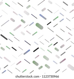 Light Silver, Gray vector seamless pattern with narrow crossing lines. Lines on blurred abstract background with gradient. Smart design for your business advert.