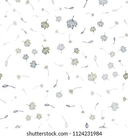 Light Silver, Gray vector seamless doodle template. Sketchy doodles with leaves on white background. The best blurred design for your business.
